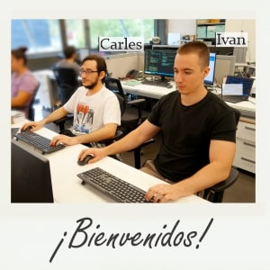 ¡Bienvenidos, Ivan y Carles!